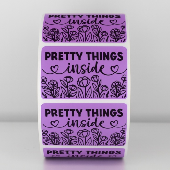 ✨ "Pretty Things Inside" Stickers | Small Business Packaging |  Labels STICKERS - Picture 6 of 11